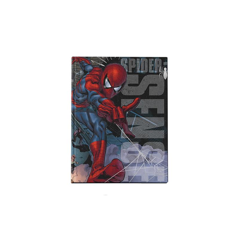 Cuaderno 16x21 T/D Cosido 48 hjs. Spiderman