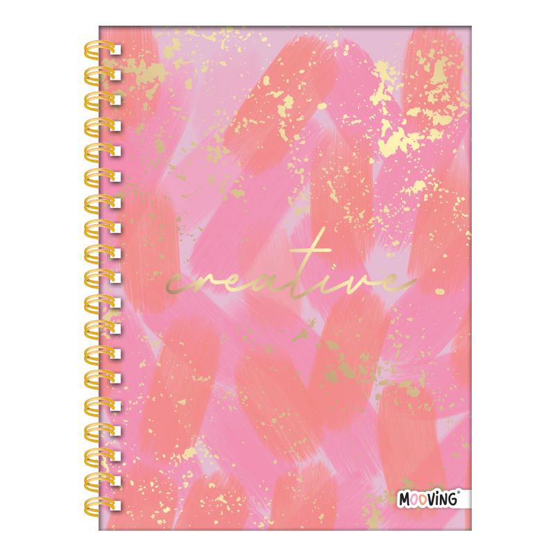 Cuaderno 16x21 espiral Tapa Dura 80 hjs. Brush