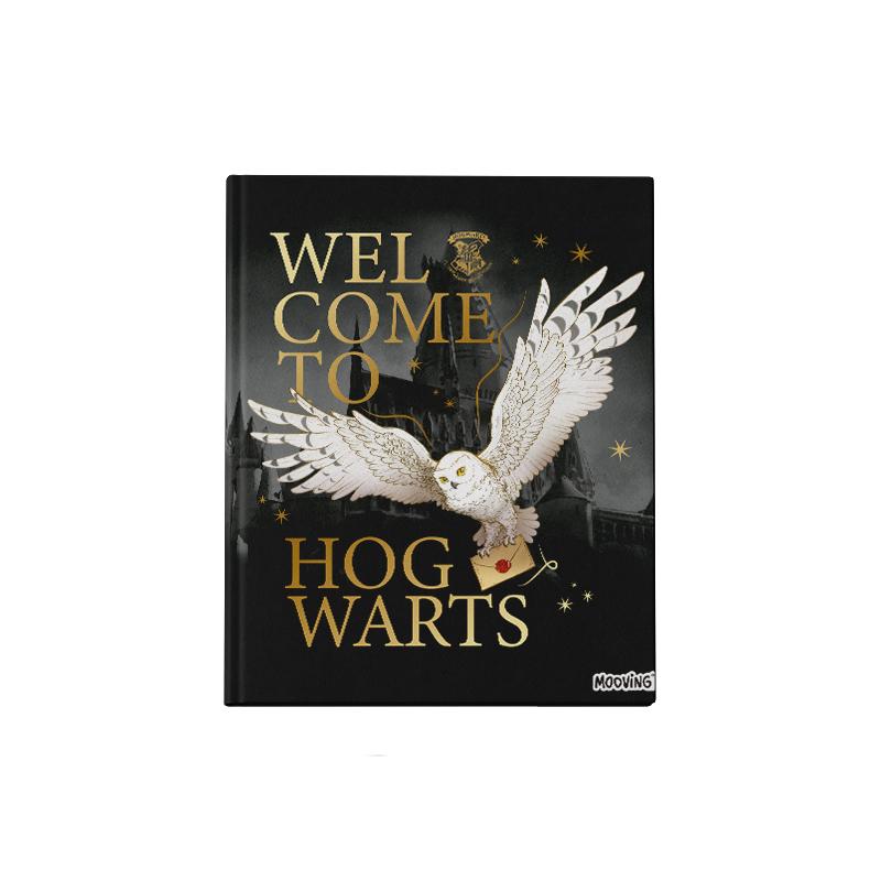 Cuaderno 19.5 x 24 cm Tapa Dura Cosido 48 hjs. Harry Potter