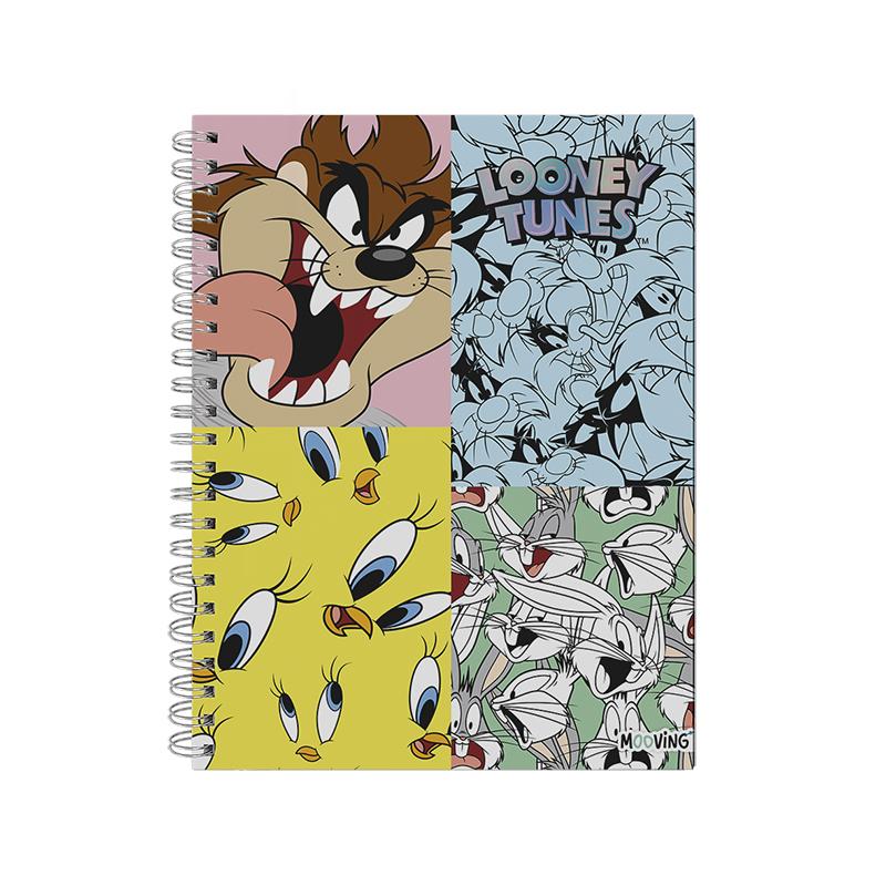 Cuaderno A4 Tapa dura 96 hjs. Looney Tunes