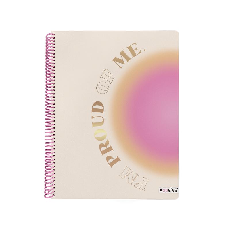 Cuaderno Universitario Rayado Pastel