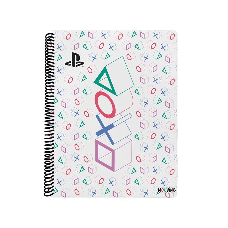 Cuaderno Universitario Cuadriculado Playstation