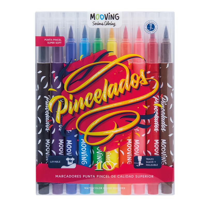 Coloring - Marcadores Punta Pincel x 10