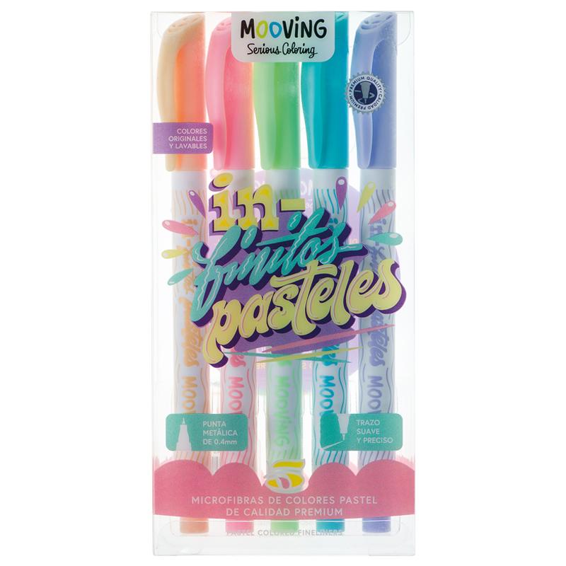 Coloring - Microfibras Pastel x 5