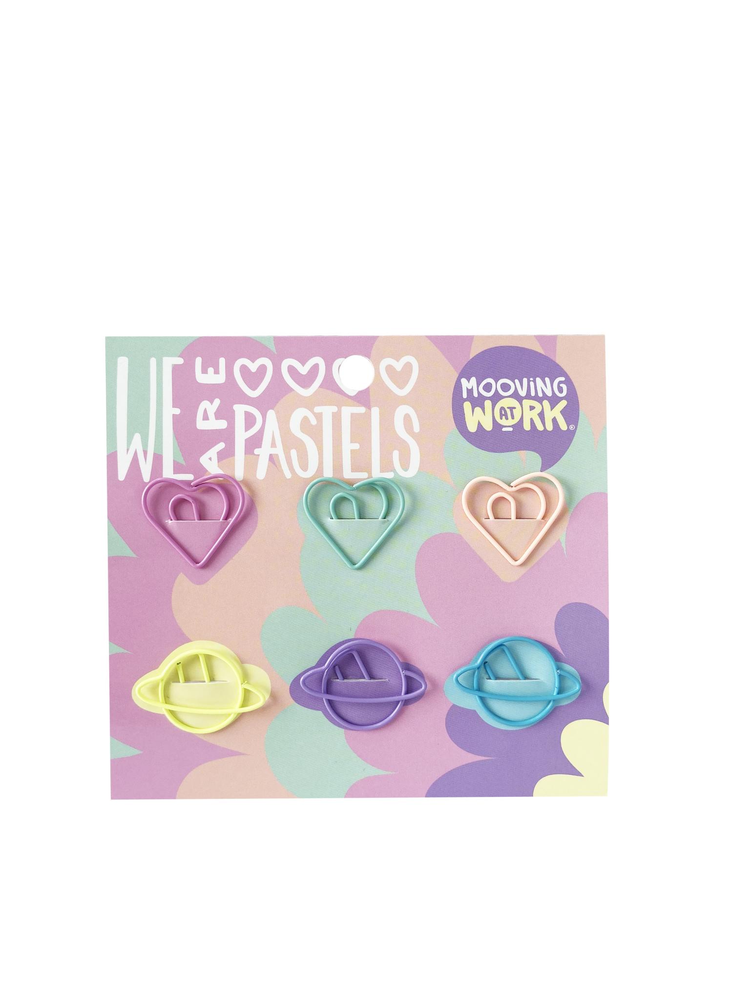 MAW Pastel - Paper Clips con Forma x 6