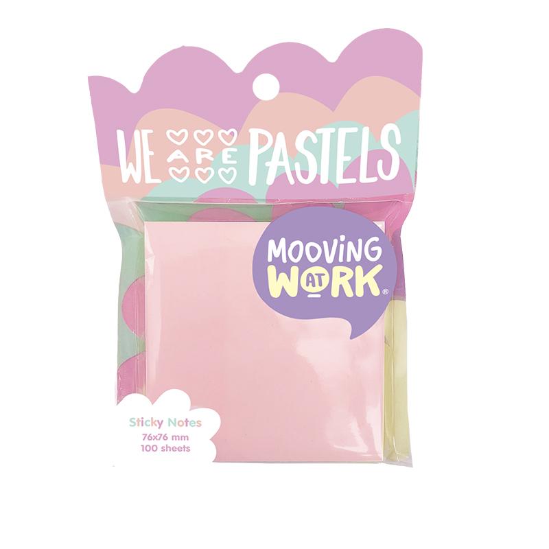 MAW Pastel - Notas Adhesivas 76 x 76 mm 100 hjs.