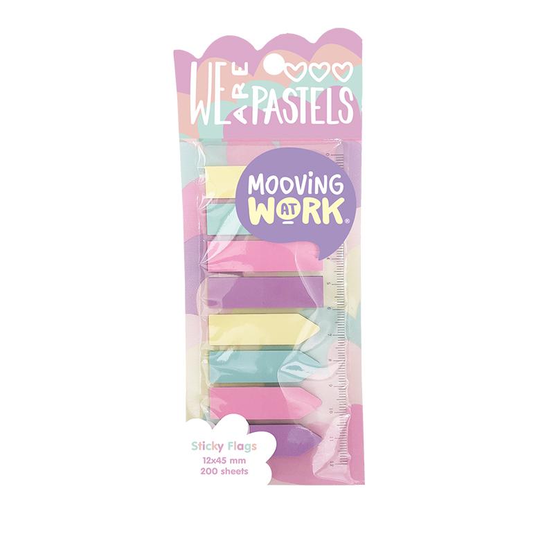 MAW Pastel - Set 8 Banderitas Señaladoras 12 x 45 mm - x 200