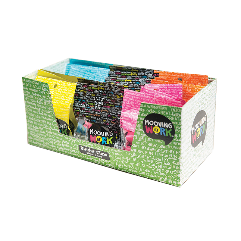 MAW - Display Binder Clips 32mm - 18 Packs/bolsitas x 4u.