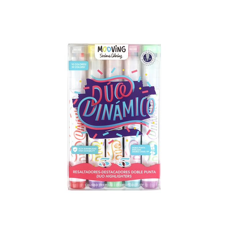 Coloring - Resaltadores Doble Punta x 5