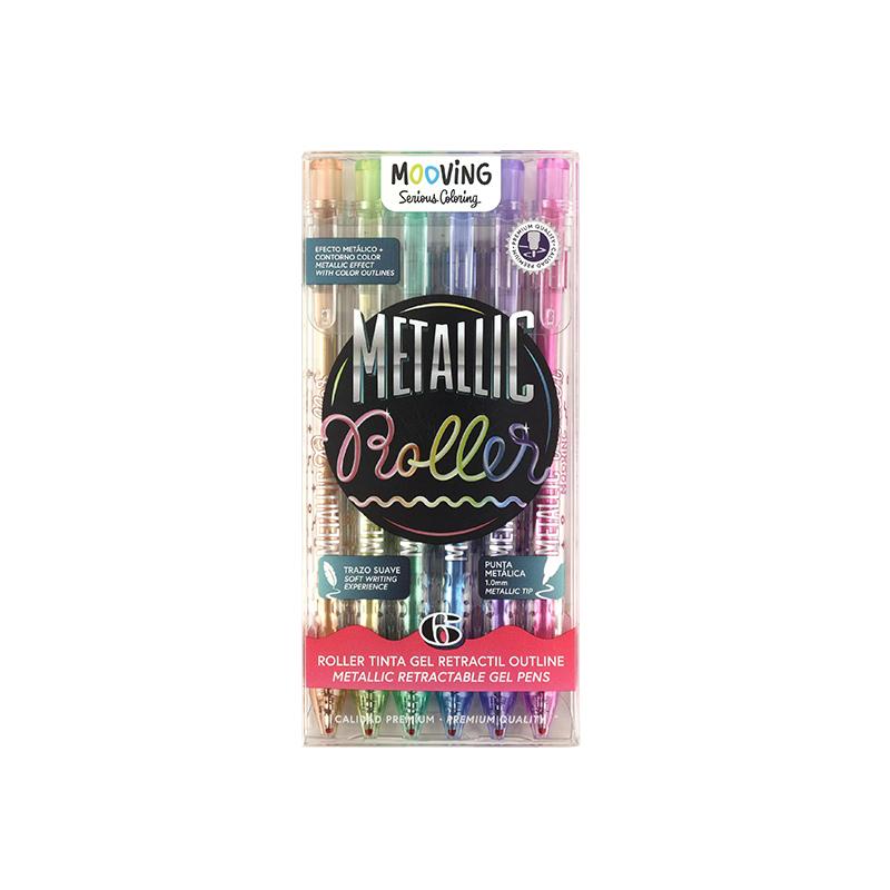 Coloring - Roller Tinta Gel Retractil Outliner x 6