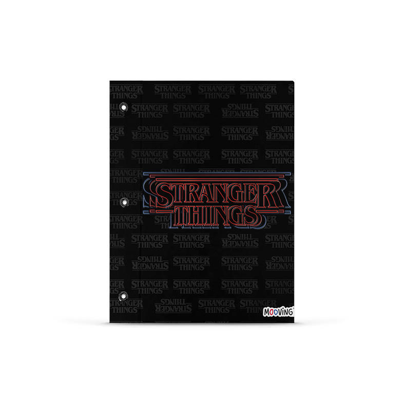 Carpeta Nro.3 con cordon Stranger Things