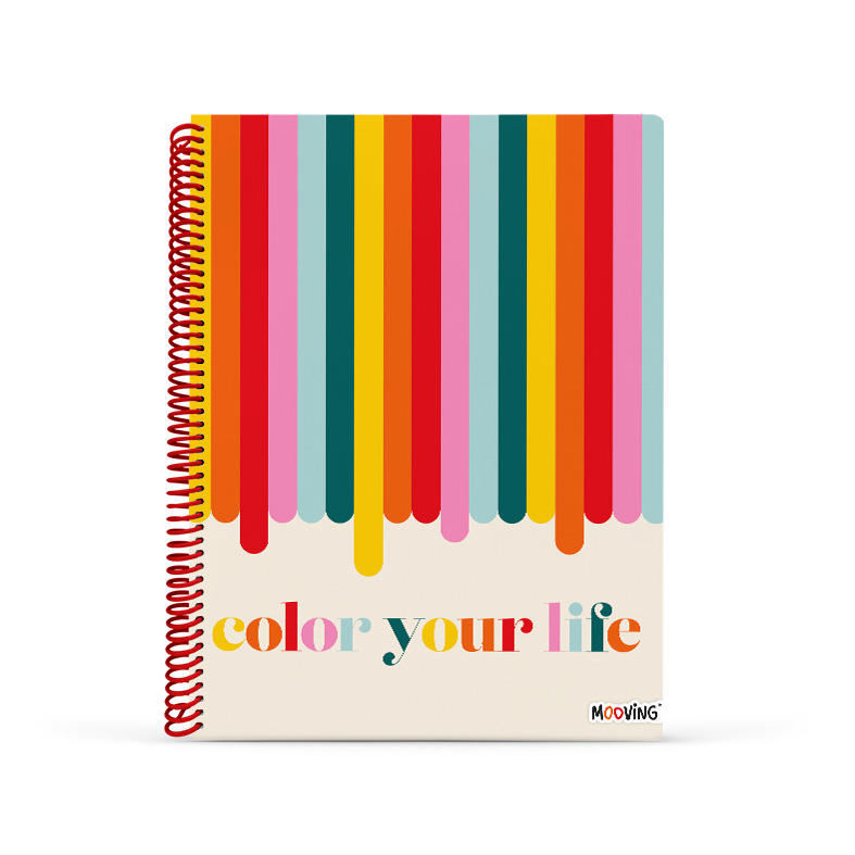 Cuaderno Universitario Cuadriculado Rainbow