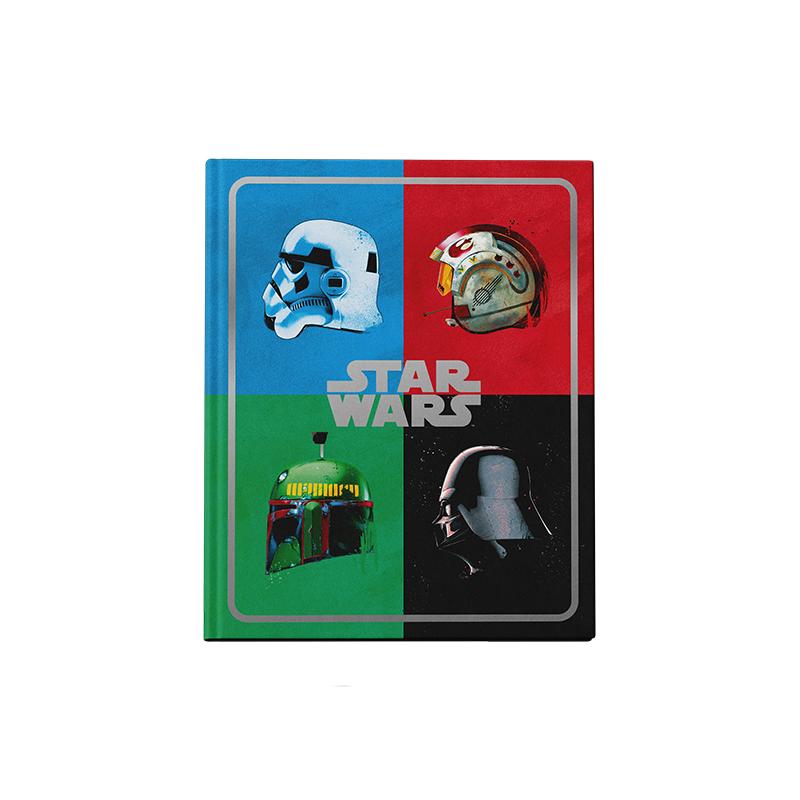 Cuaderno 19.5 x 24 cm Tapa Dura Cosido 48 hjs. Star Wars