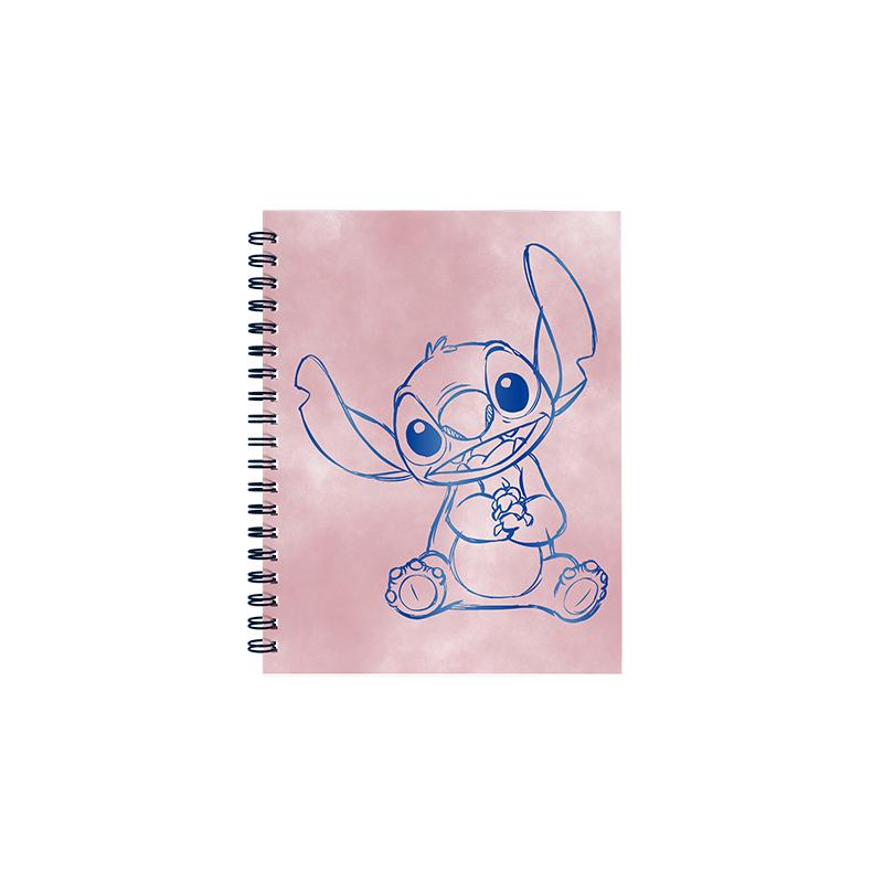 Cuaderno 16x21 espiral Tapa Dura 80 hjs. Stitch