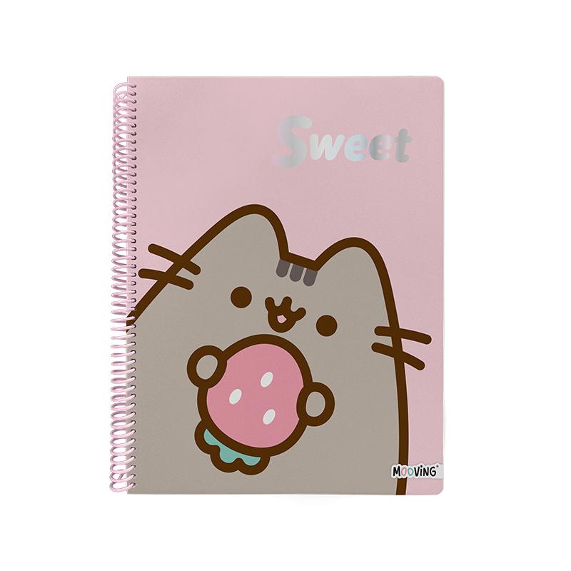 Cuaderno Universitario Cuadriculado Pusheen
