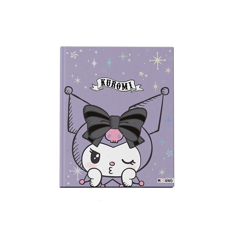 Cuaderno 19.5 x 24 cm Tapa Dura Cosido 48 hjs. Kuromi