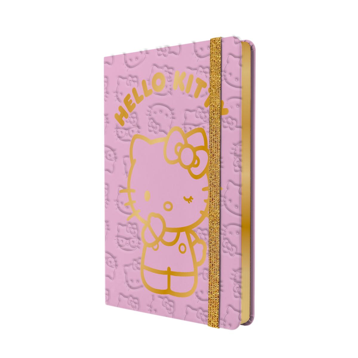 Mooving Notes A5 Tapa Dura Rayado Hello Kitty