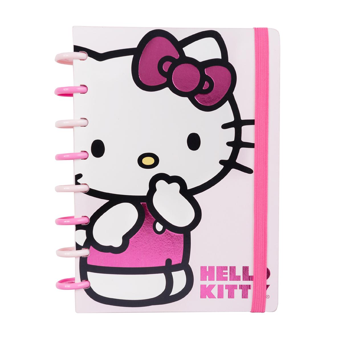 Mooving Loop - Cuaderno de Discos A5 Hello Kitty