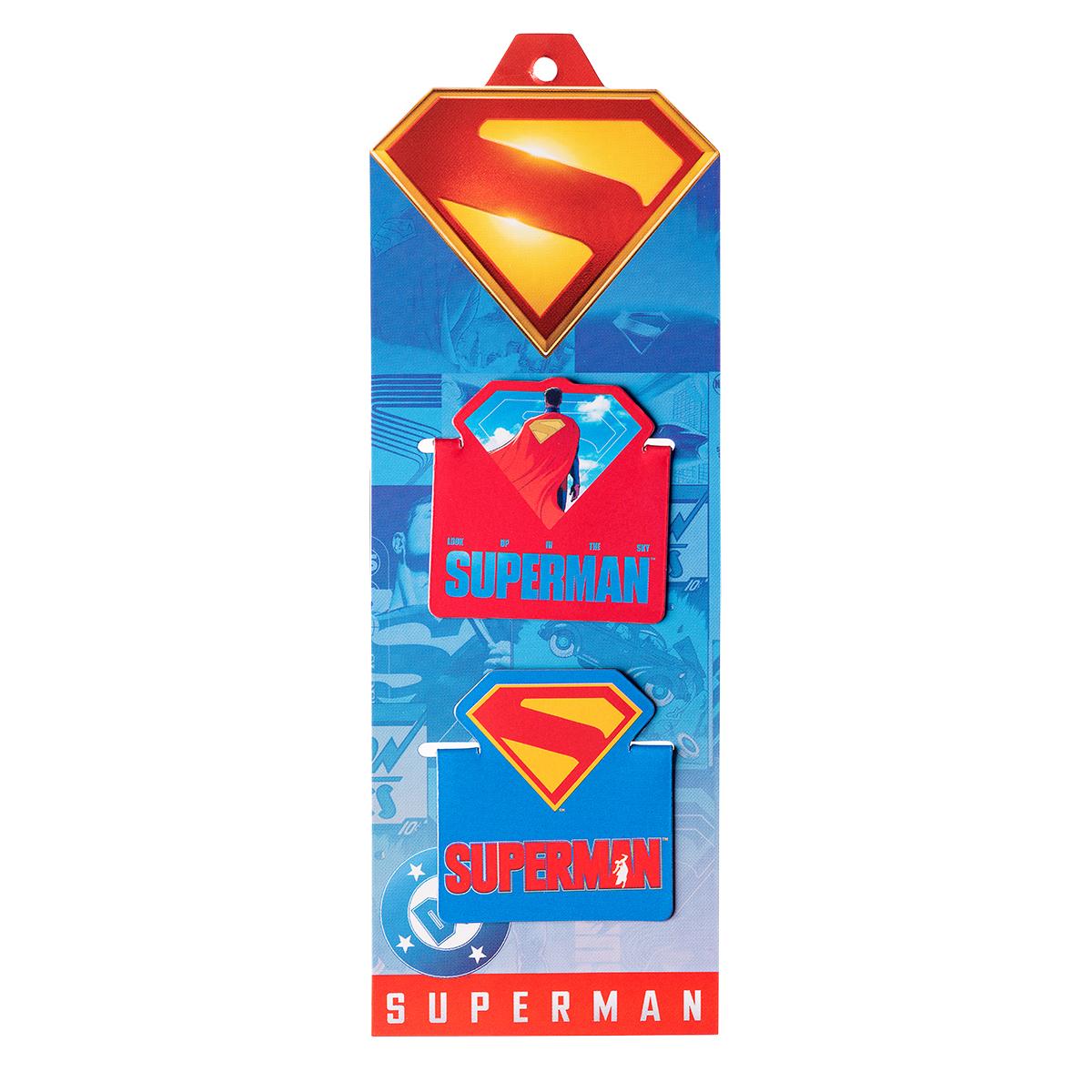 MAW Superman- Magnetic Bookmarks x 2