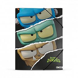 Carpeta Oficio 3 solapas Ultra Zombies