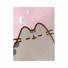 Carpeta Oficio 3 solapas Pusheen