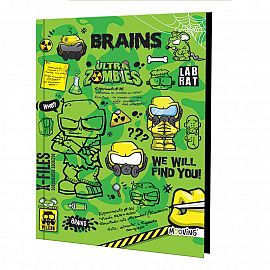 Cuaderno 16x21 T/D Cosido 48 hjs. Ultra Zombies