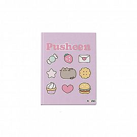 Cuaderno 16x21 T/D Cosido 48 hjs. Pusheen