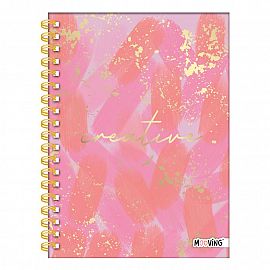 Cuaderno 16x21 espiral Tapa Dura 80 hjs. Brush