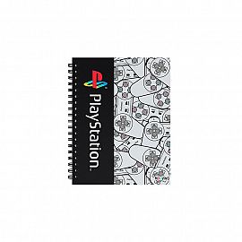 Cuaderno 16x21 espiral Tapa Dura 80 hjs. PlayStation