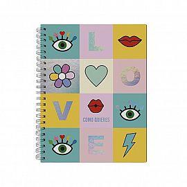 Cuaderno A4 Tapa dura 96 hjs. Como quieres