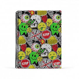 Cuaderno Universitario Rayado Black Mood