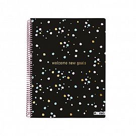 Cuaderno Universitario Cuadriculado Chic