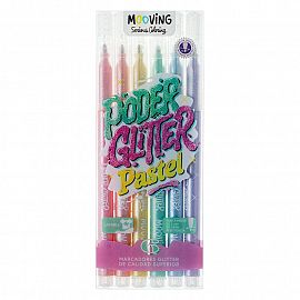Coloring - Marcadores Glitter Pastel x 6