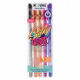 Coloring - Roller Tinta Gel Glitter x 5