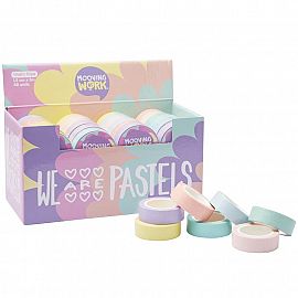 MAW Pastel - Caja Exhibidora Glitter Tape 1.5 cm x 3 m