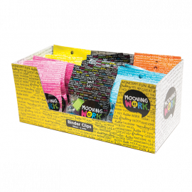 MAW - Display Binder Clips 25mm - 18 Packs/bolsitas x 6u.