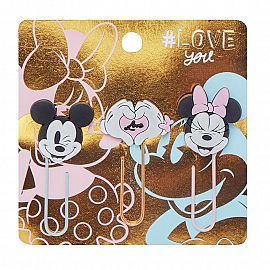 MAW - Mickey&Minnie Fun Paper Clips x 3