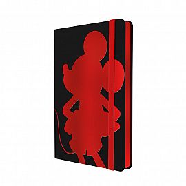 Mooving Notes A5 Tapa Dura Rayado Mickey Mouse