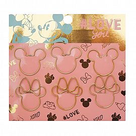 MAW - Mickey&Minnie Paper Clips con forma x 6