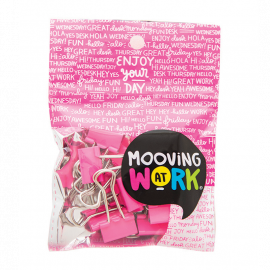MAW - Display Binder Clips 19mm - 18 Packs/bolsitas x 12u.