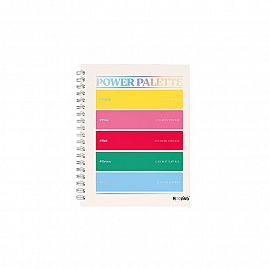 Cuaderno 16x21 espiral Tapa Dura 80 hjs. Rainbow