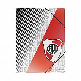 Carpeta Oficio 3 solapas River Plate
