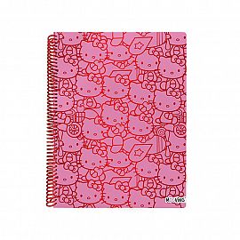 Cuaderno Universitario Cuadriculado Hello Kitty