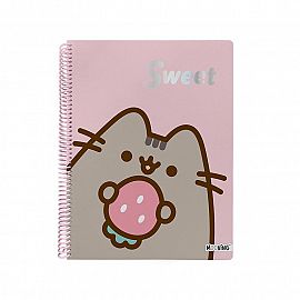 Cuaderno Universitario Cuadriculado Pusheen