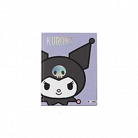 Cuaderno 16x21 T/D Cosido 48 hjs. Kuromi