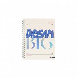 Cuaderno 16x21 espiral Tapa Dura 80 hjs. Balloon