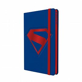 Mooving Notes A5 Tapa Dura Rayado Superman